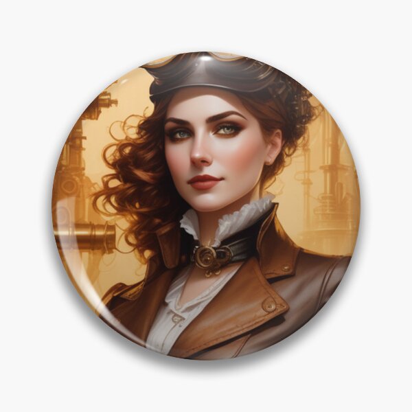 Item preview, Steampunk World - Woman Inventor Victorian Brass and Copper Gadgets Steam Machines designed and sold by Butler in the Home.