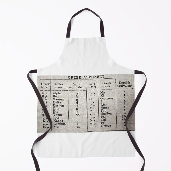 Item preview, Nerd Greek Alphabet designed and sold by EndPoss.
