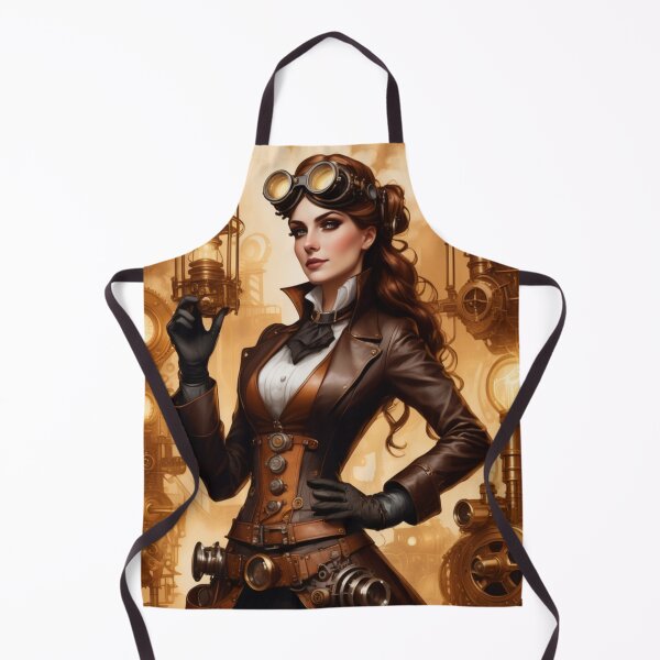 Item preview, Steampunk World - Woman Inventor Victorian Brass and Copper Gadgets Steam Machines designed and sold by Butler in the Home.