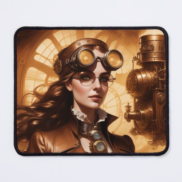 Item preview, Steampunk World - Woman Inventor Victorian Brass and Copper Gadgets Steam Machines designed and sold by Butler in the Home.