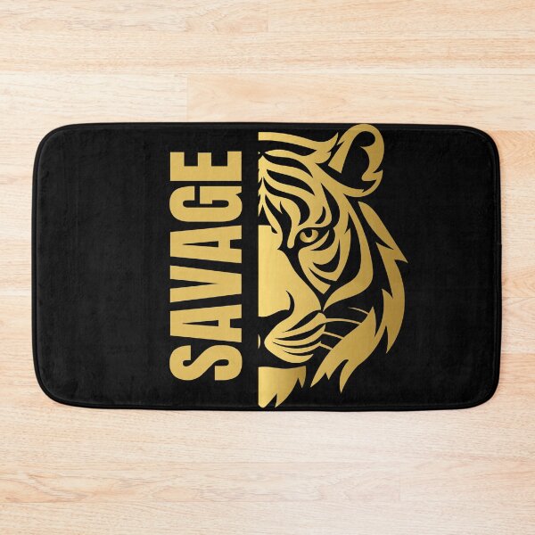 Item preview, Unleash the Wild: Half-Faced Tiger with a Savage Twist Design designed and sold by OGUZHAN-DESIGN.