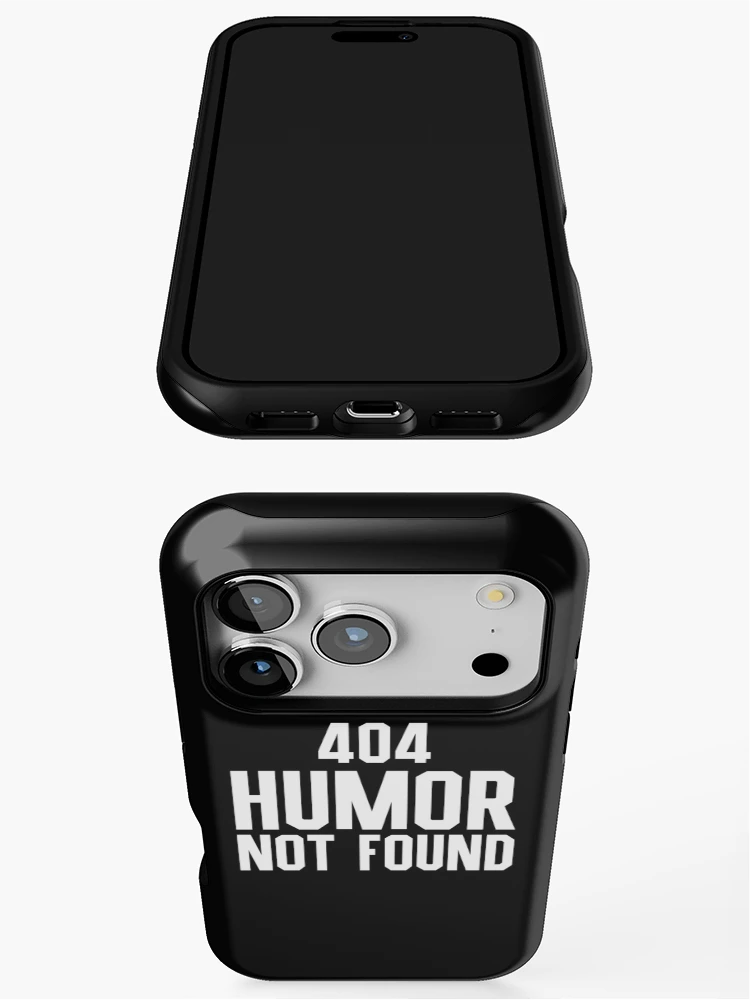 Thumbnail 3 of 4, iPhone Case, 404 Humor Not Found - Programmer, Coder, Developer, Computer Engineer Humor (White Design) designed and sold by Spiprinto.