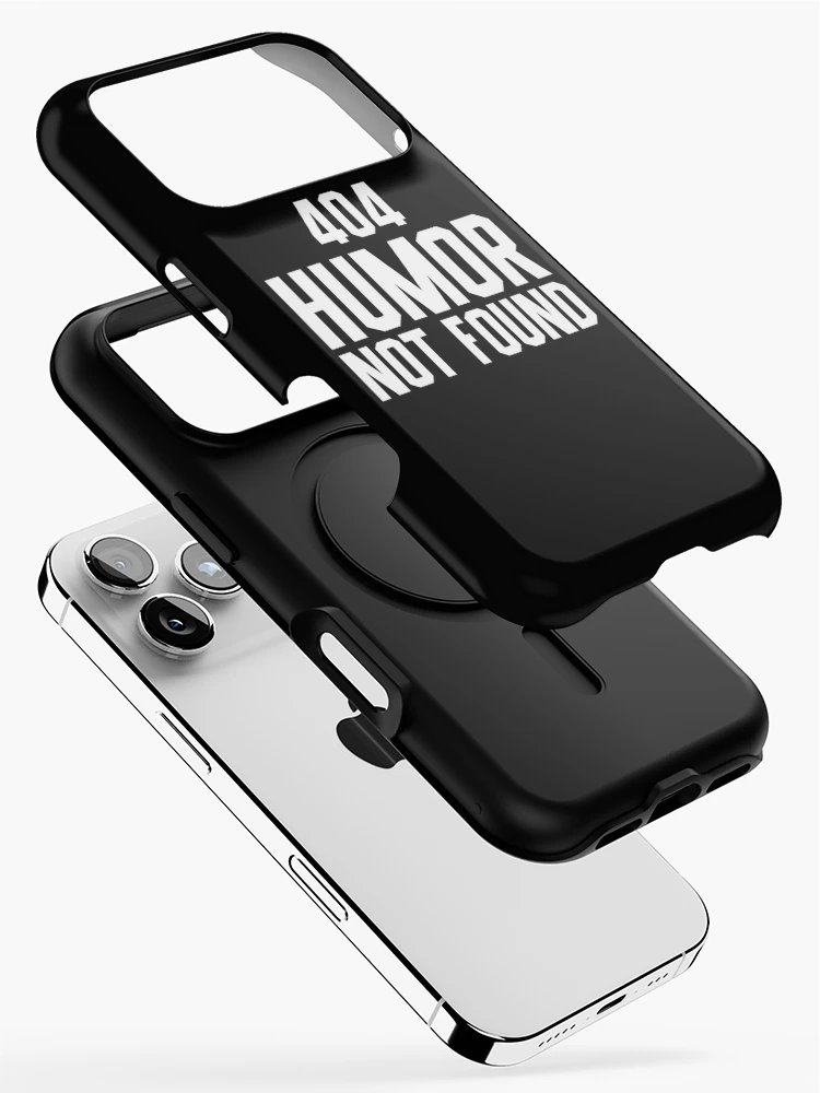 Thumbnail 2 of 4, iPhone Case, 404 Humor Not Found - Programmer, Coder, Developer, Computer Engineer Humor (White Design) designed and sold by Spiprinto.