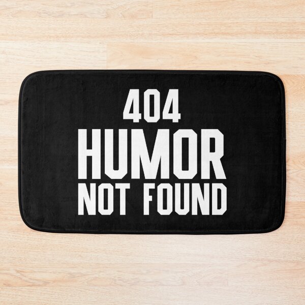 Item preview, 404 Humor Not Found - Programmer, Coder, Developer, Computer Engineer Humor (White Design) designed and sold by Spiprinto.