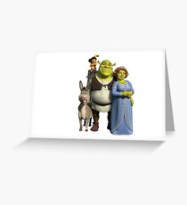 The Shrek Family Greeting Card