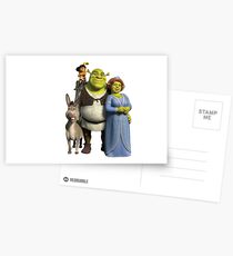 The Shrek Family Postcards