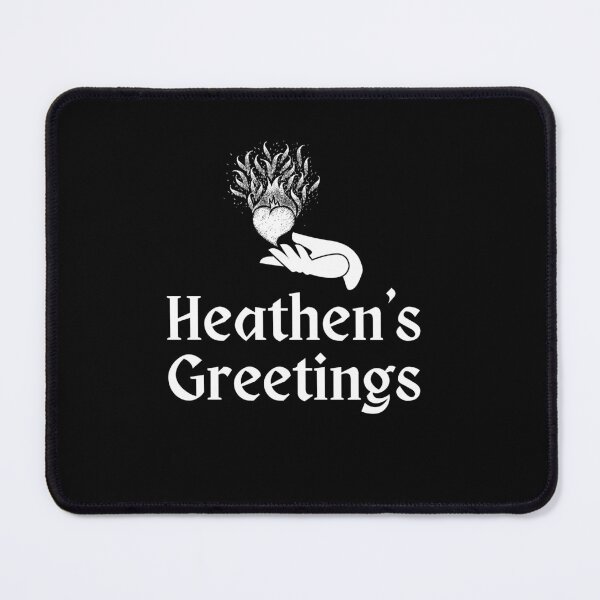 Item preview, Heathen's Greetings Fire Heart Pagan Christmas designed and sold by karabullock.