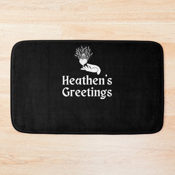 Item preview, Heathen's Greetings Fire Heart Pagan Christmas designed and sold by karabullock.