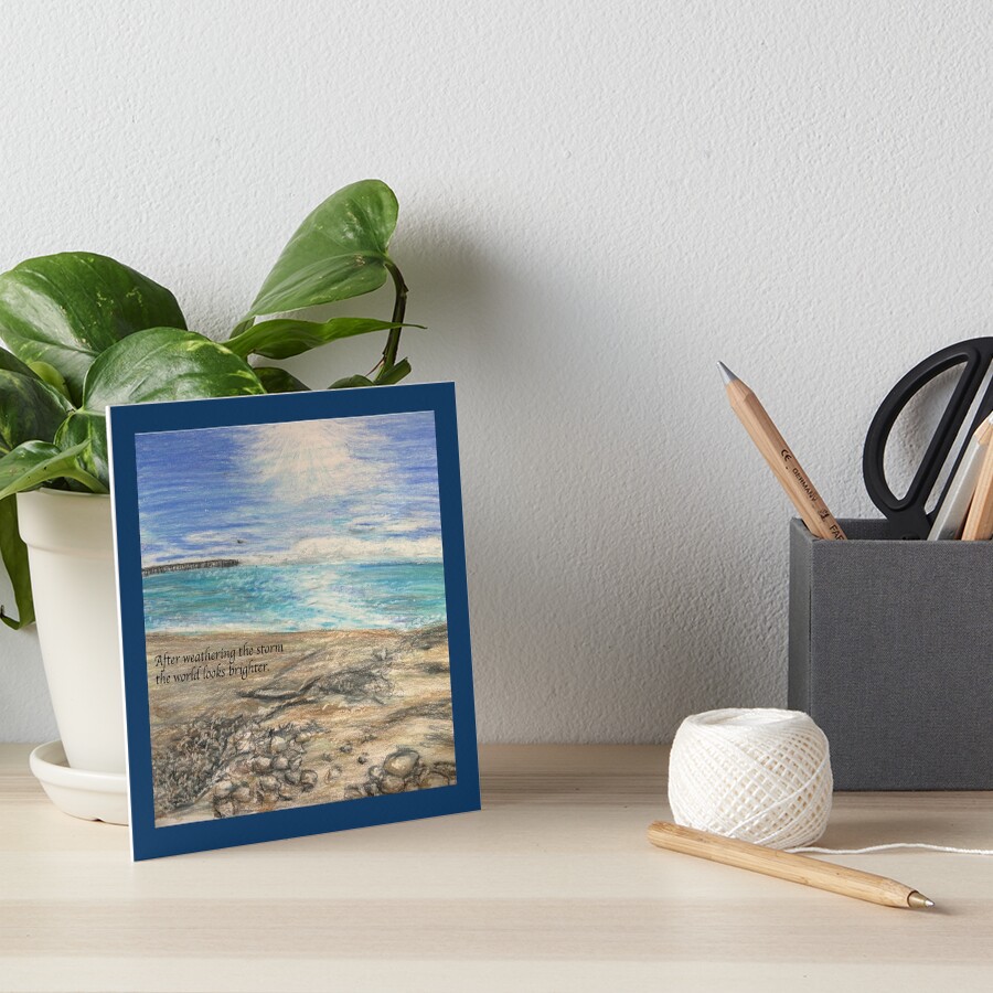 Item preview, Art Board Print designed and sold by Calm-Art.
