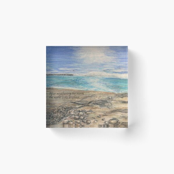 After the storm Acrylic Block