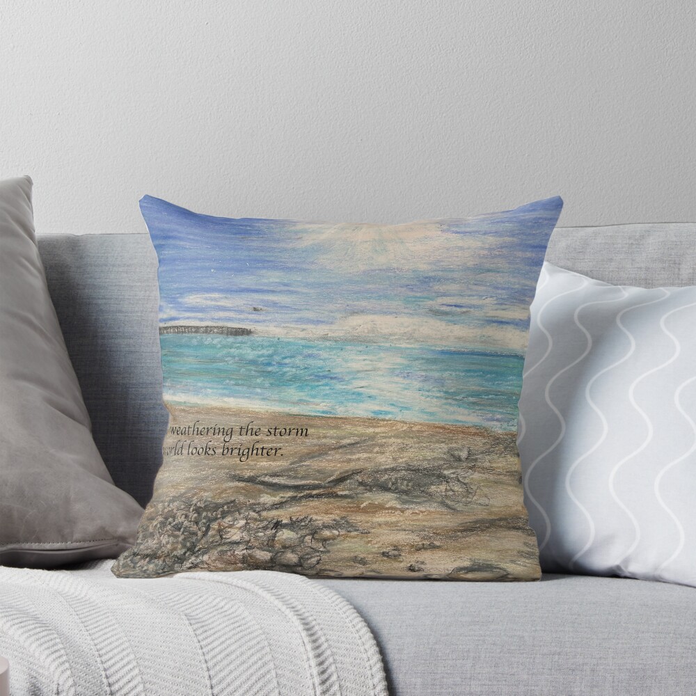 Item preview, Throw Pillow designed and sold by Calm-Art.