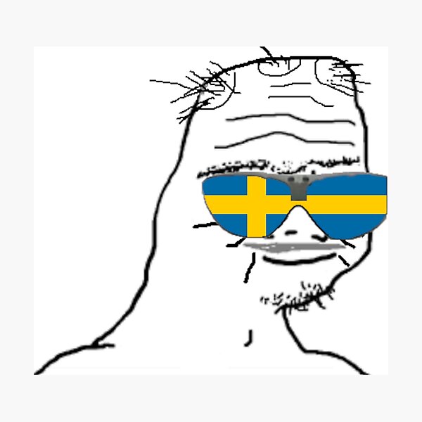 Item preview, 30 Year Old Boomer Wojak - Sweden designed and sold by AztecaPixels.
