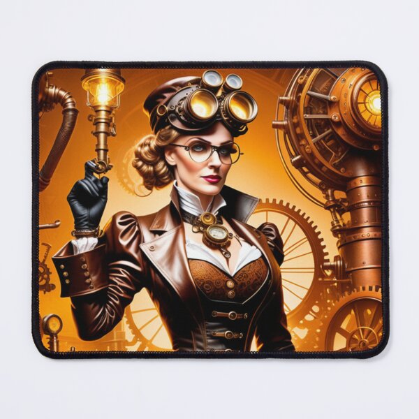 Item preview, Steampunk World - Woman Inventor Victorian Brass and Copper Gadgets Steam Machines designed and sold by Butler in the Home.