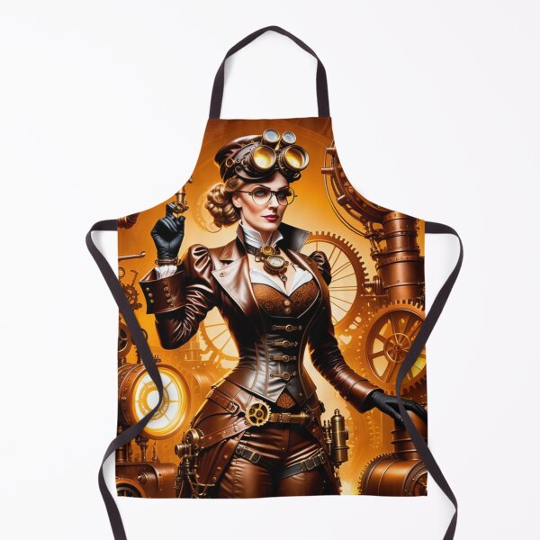 Item preview, Steampunk World - Woman Inventor Victorian Brass and Copper Gadgets Steam Machines designed and sold by Butler in the Home.