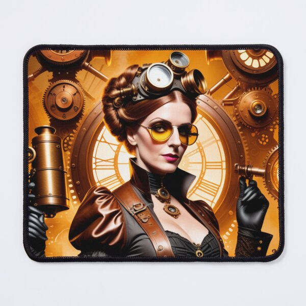 Item preview, Steampunk World - Woman Inventor Victorian Brass and Copper Gadgets Steam Machines designed and sold by Butler in the Home.