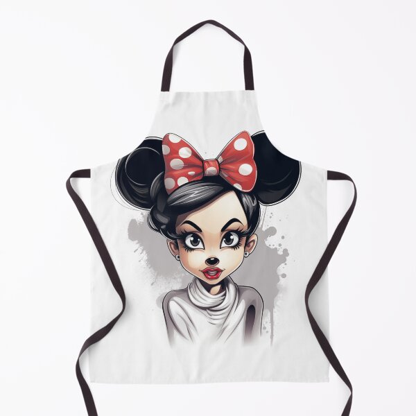 Item preview, Minnie with with red hair clip designed and sold by pixeldizajn.
