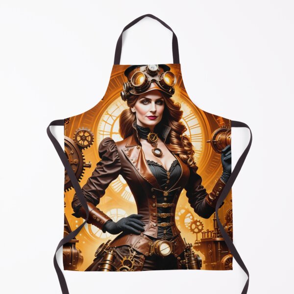 Item preview, Steampunk World - Woman Inventor Victorian Brass and Copper Gadgets Steam Machines designed and sold by Butler in the Home.