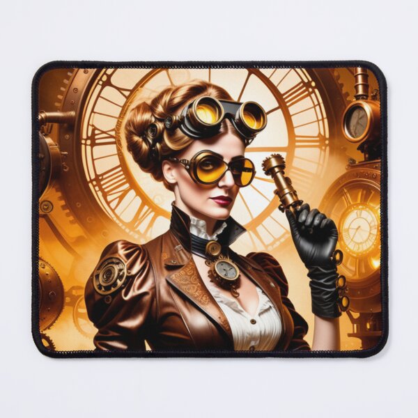 Item preview, Steampunk World - Woman Inventor Victorian Brass and Copper Gadgets Steam Machines designed and sold by Butler in the Home.