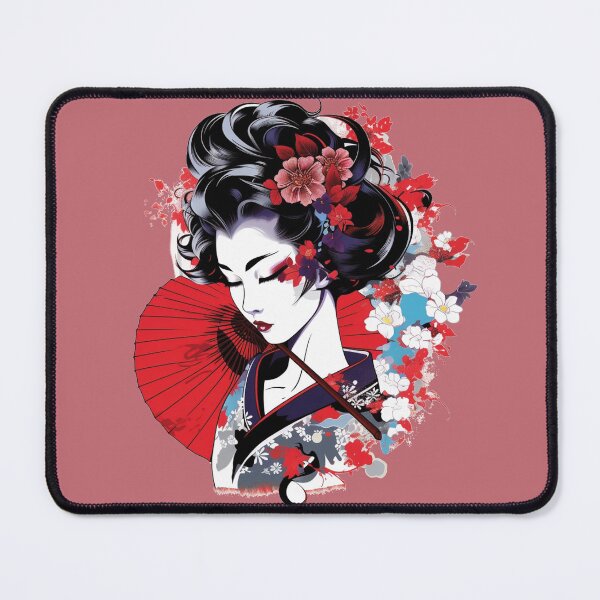 Aperçu de l'œuvre Geisha japonaise - Traditionnelle créée et vendue par Griffin Door.