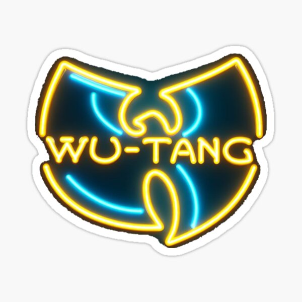 Wu-Tang Clan Bear 3.5 Tall Vinyl Sticker - Includes Two Stickers