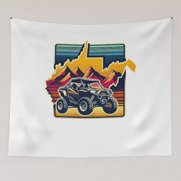 Item preview, West Virginia Trail Rider Mountain Scape Var 2 designed and sold by TugForkFinds.