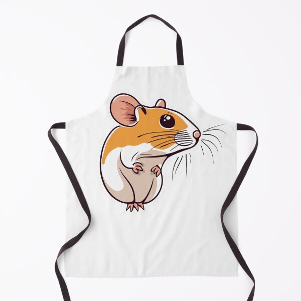Item preview, Cartoon Whiskers: Fantasia Gerbil Mouse Sticker designed and sold by EmeraldeaArt.