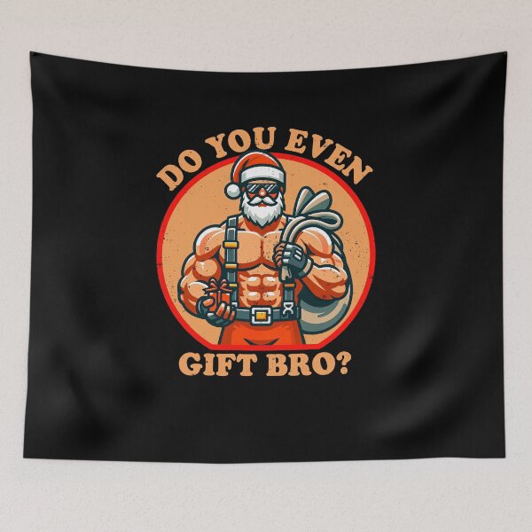 Item preview, Funny Christmas Weightlifting Bodybuilding Muscular Santa Do You Even Gift Bro designed and sold by elderberry.
