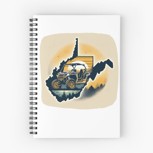 Item preview, West Virginia Hatfield McCoy Trail Moonscape Rider  designed and sold by TugForkFinds.