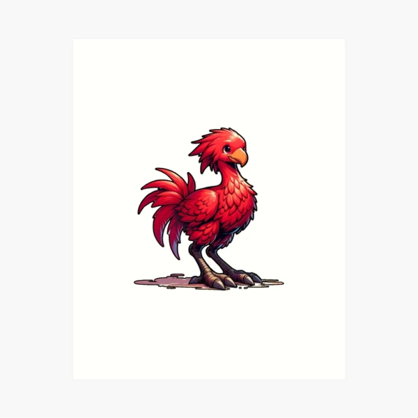 絵画 CHOCOBO RED aps,504x498,medium,transparent