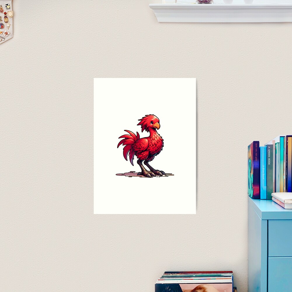 絵画 CHOCOBO RED Red Chocobo