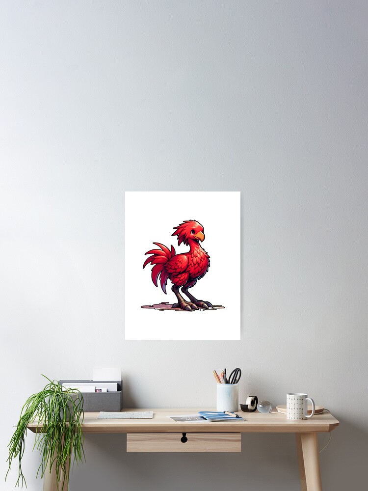 絵画 CHOCOBO RED Red Chocobo - WOTV-CALC