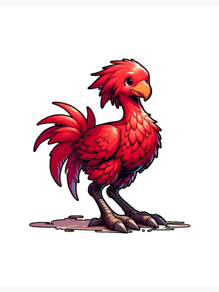 絵画 CHOCOBO RED Red Chocobo - WOTV-CALC