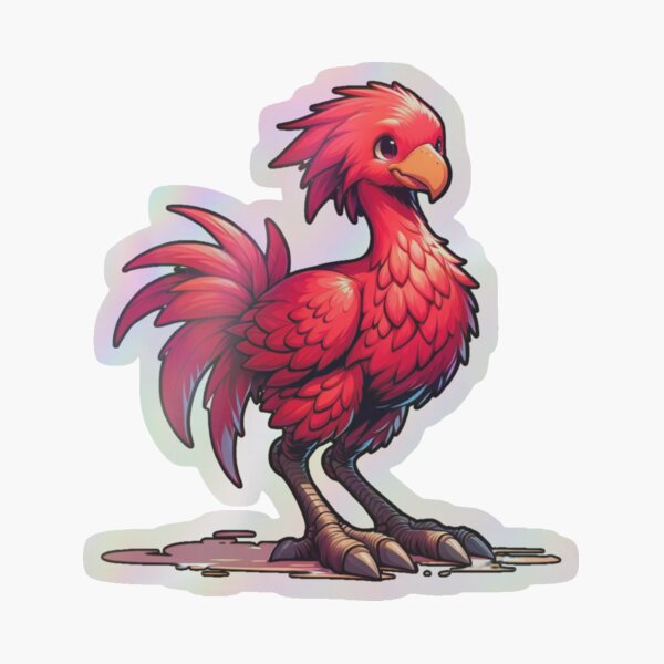 絵画 CHOCOBO RED Red Chocobo