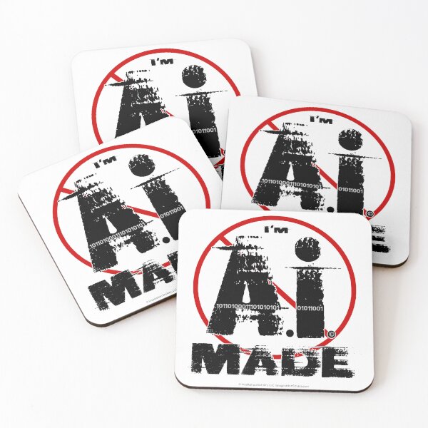 Item preview, I'm AI MADE  -  For Light Backgrounds designed and sold by The Imagination Source™.