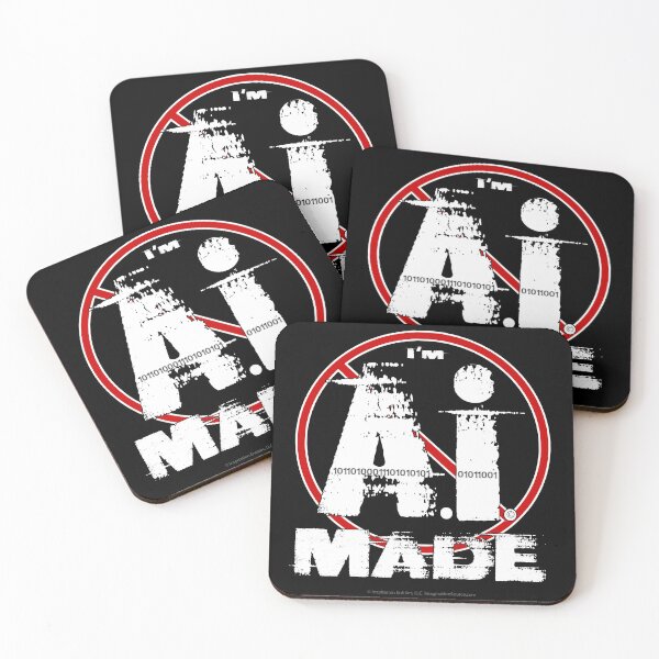 Item preview, I'm AI MADE  -  For Dark Backgrounds designed and sold by The Imagination Source™.