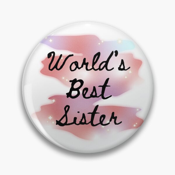Item preview, World's Best Sister designed and sold by SquishStitches.