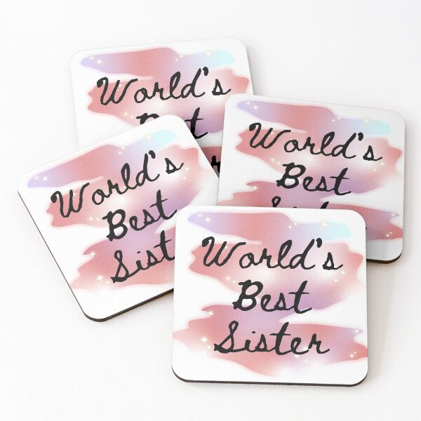 Item preview, World's Best Sister designed and sold by SquishStitches.
