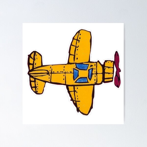 Item preview, YELLOW AIRPLANE designed and sold by betofaria.