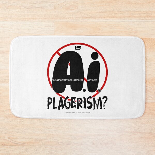 Item preview, Is AI Plagiarism?  -  For Light Backgrounds designed and sold by The Imagination Source™.