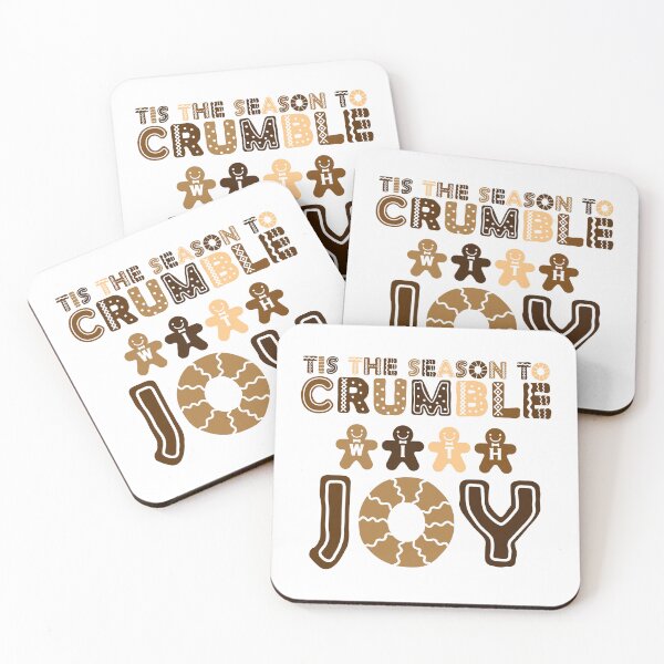 Item preview, Tis the Season to Crumble with Joy - Gingerbread Cookies Ready for Christmas (Darker Design) designed and sold by Spiprinto.