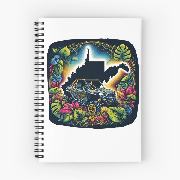 Item preview, West Virginia Hatfield McCoy Trail MountainScape Floral designed and sold by TugForkFinds.