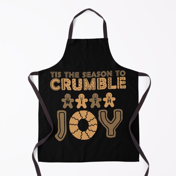 Item preview, Tis the Season to Crumble with Joy - Gingerbread Cookies Ready for Christmas (Lighter Design) designed and sold by Spiprinto.