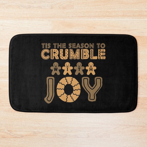 Item preview, Tis the Season to Crumble with Joy - Gingerbread Cookies Ready for Christmas (Lighter Design) designed and sold by Spiprinto.