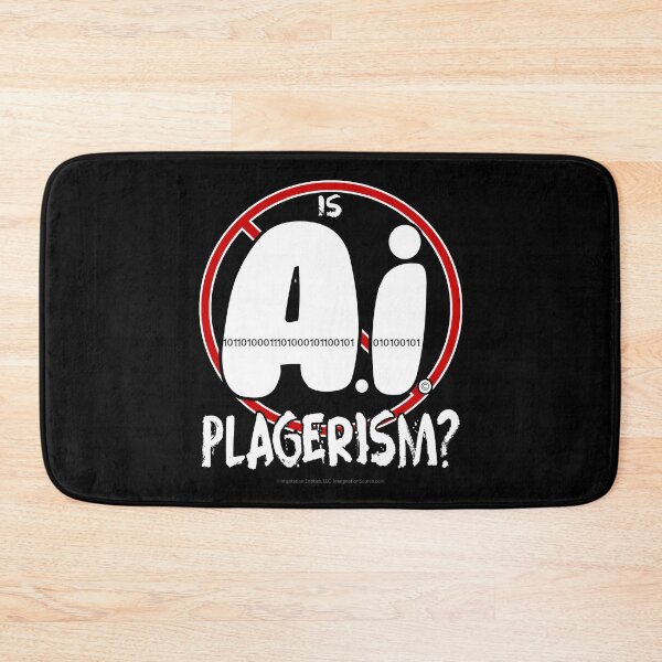 Item preview, Is AI Plagiarism?  -  For Dark Backgrounds designed and sold by The Imagination Source™.