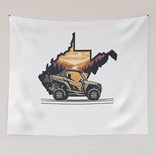 Item preview, West Virginia Hatfield McCoy Trail Mountain Scape Fill designed and sold by TugForkFinds.