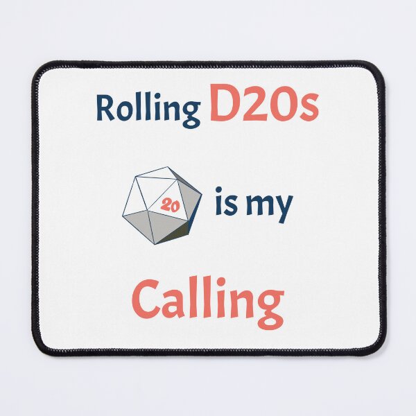 Item preview, Rolling D20s is My Calling Funny Role-Player designed and sold by dreamlara.