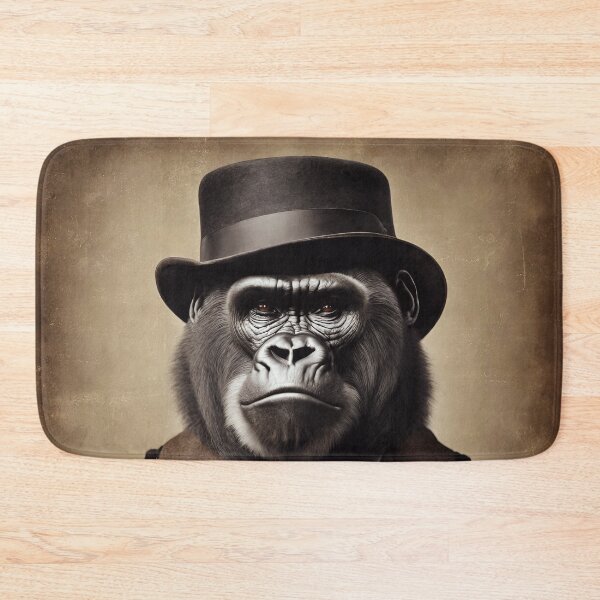 Item preview, Victorian Gorilla Portrait Artistic Gift Tie Fashion Gorilla  designed and sold by popanato.