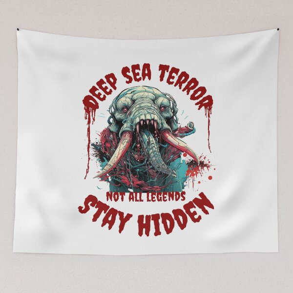 Item preview, Deep sea terror, not all legends stay hidden designed and sold by jean giosi.