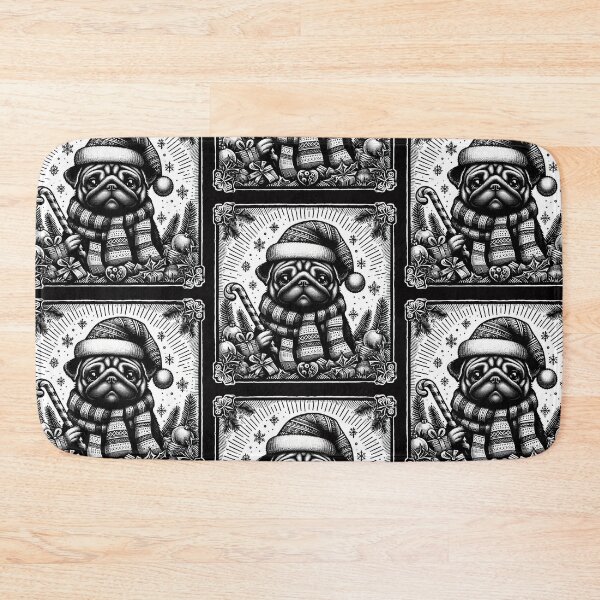 Item preview, Gothic Christmas Pug designed and sold by FunnehGacha.