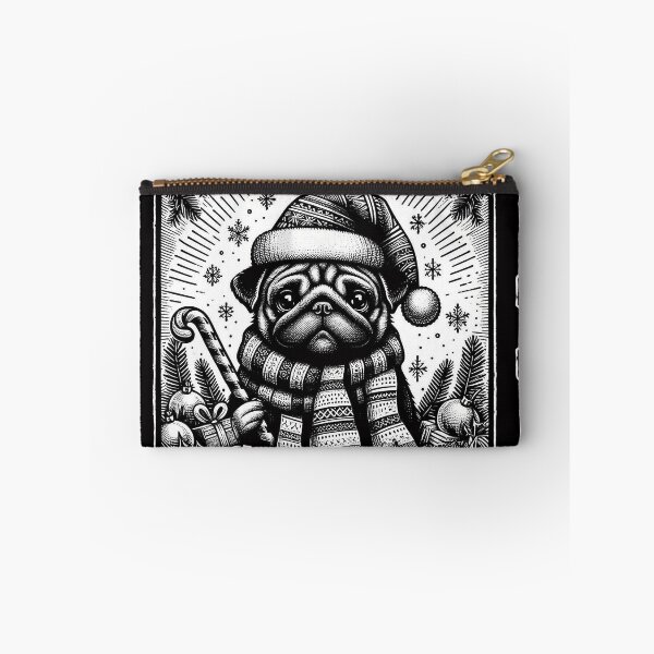Item preview, Gothic Christmas Pug designed and sold by FunnehGacha.
